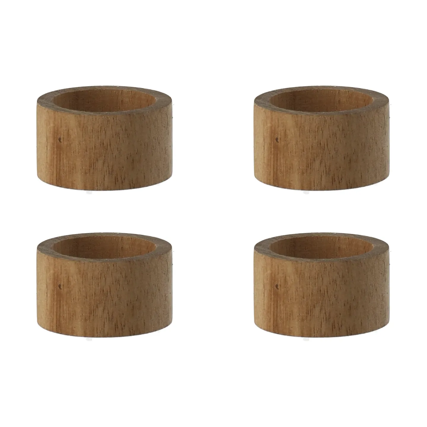 Scandi Living Hollow Serviettenring Ø5 cm 4er-Pack Akazie
