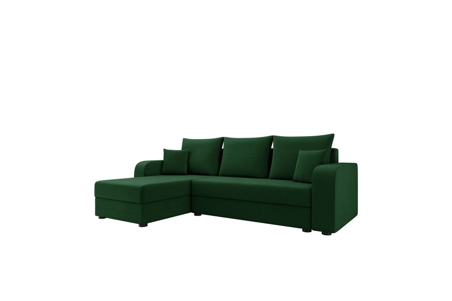 Hewlet Soffa med Divan 3-sits - Grön