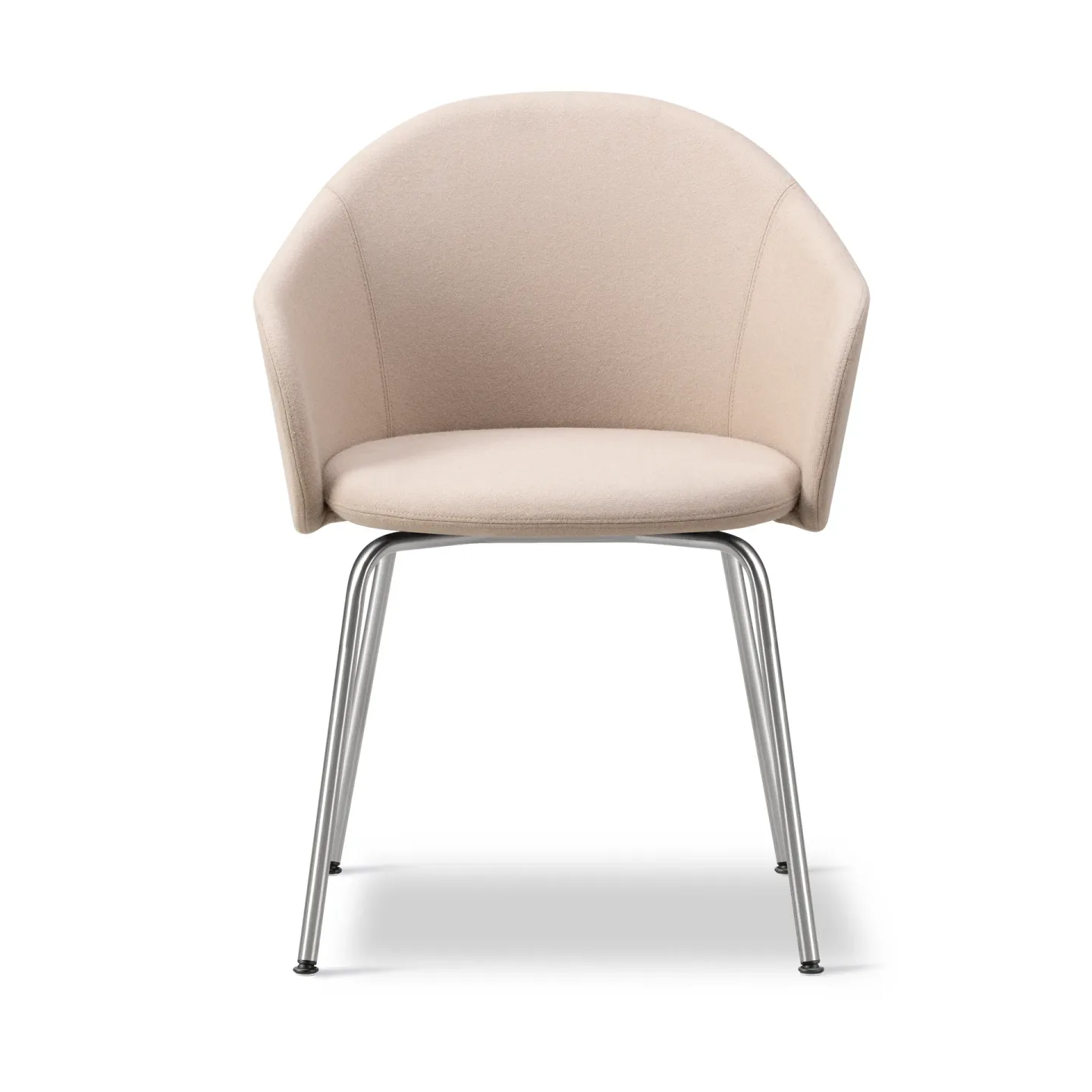 Fredericia Furniture Gomo Armchair Sessel Tube Base Blazer CUZ47 Fairfield-Edelstahl