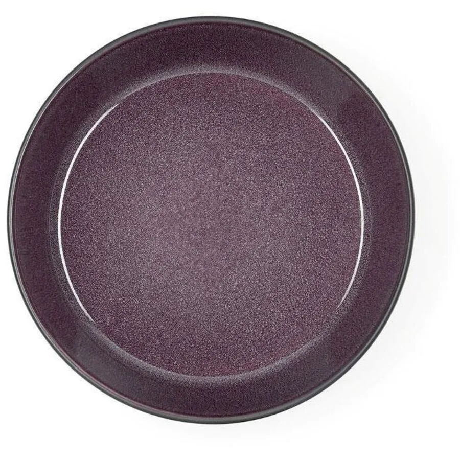 Suppenschüssel BITZ Lila/Schwarz Steinzeug D 18 H 4 cm