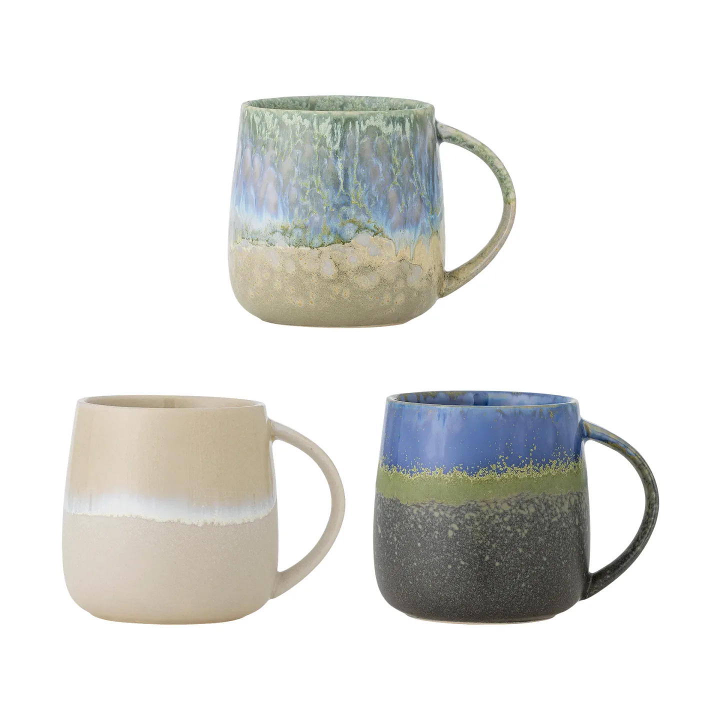 Bloomingville Cloe Becher 46 cl 3-teilig Blau