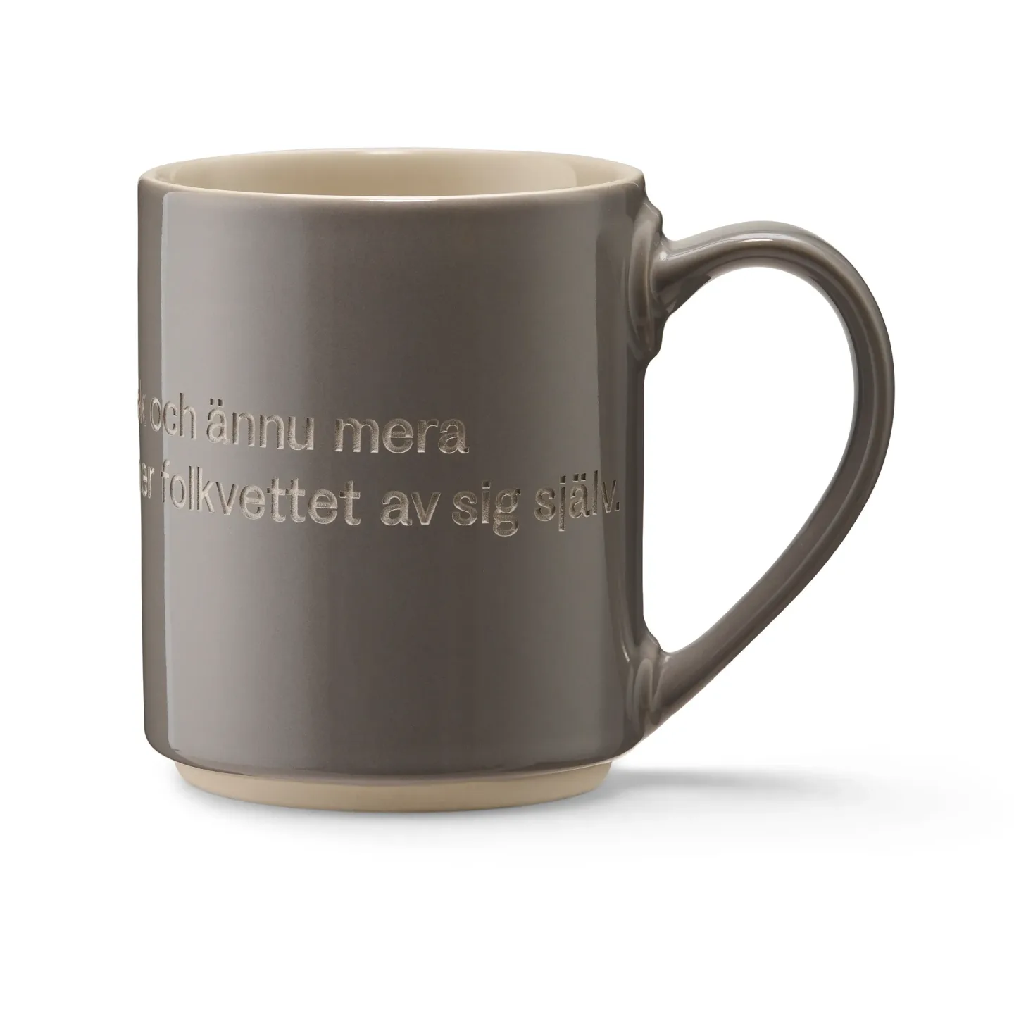 Design House Stockholm Astrid Lindgren mugg, ge barnen kärlek svensk text