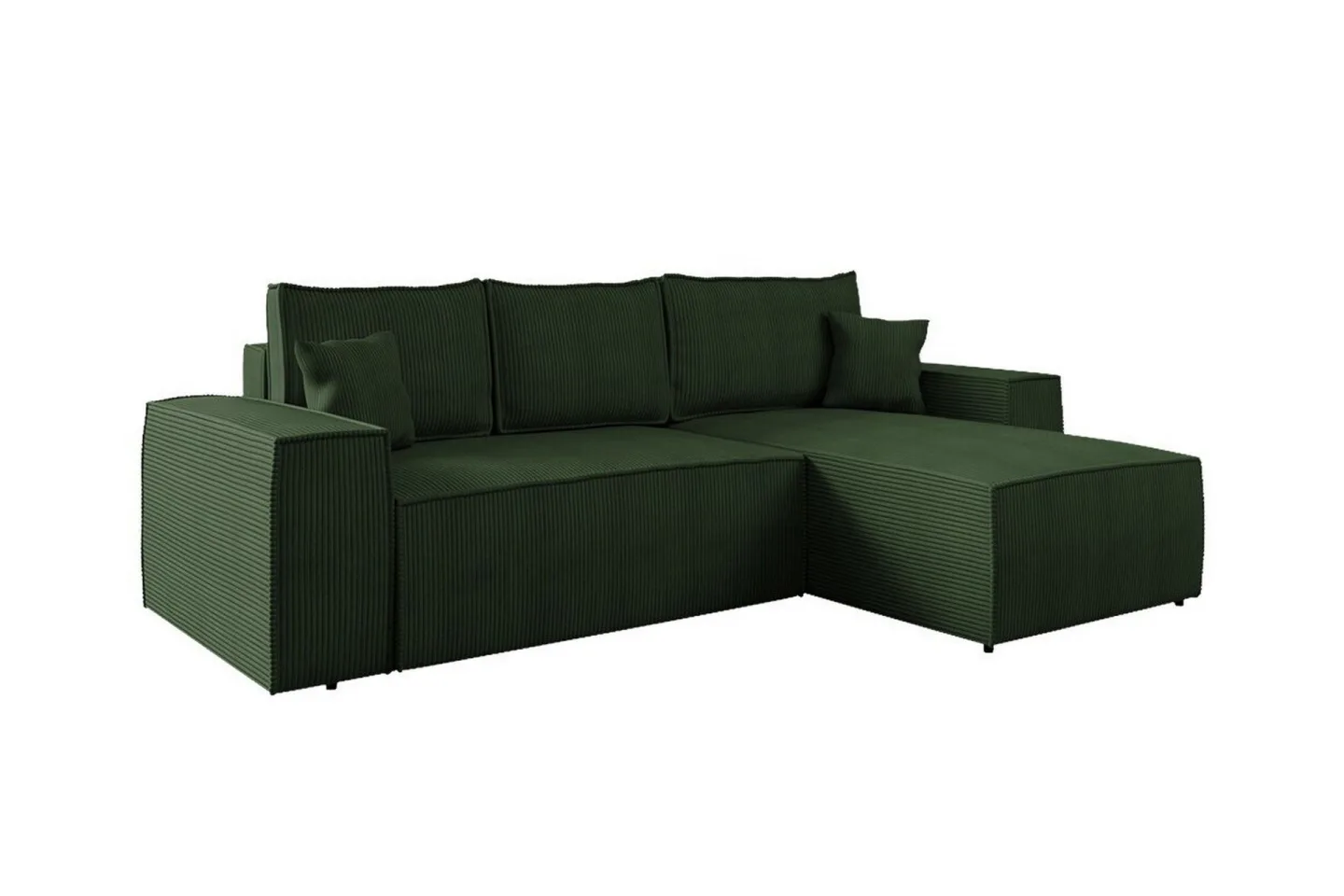 Knocklong 3-sits Hörnbäddsoffa - Grön