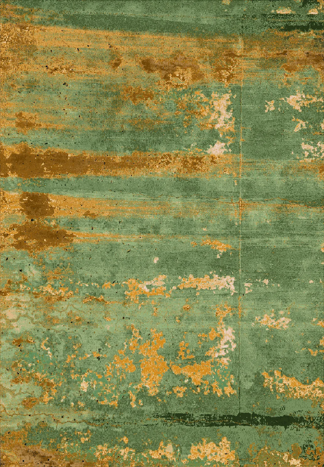 Wilton-teppe - Domont (grønn) (Størrelse: 80 x 150 cm)