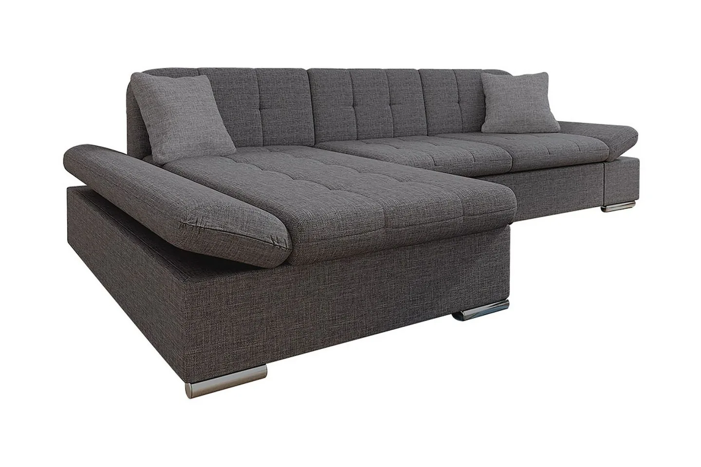 Malwi U-Bäddsoffa 278x162x76 cm - Grå