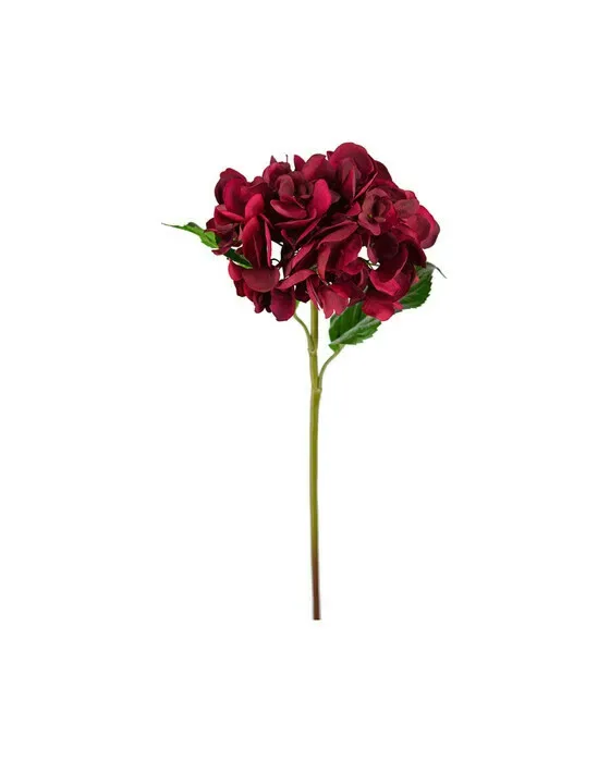 Kunstig Hortensia stilk burgundy