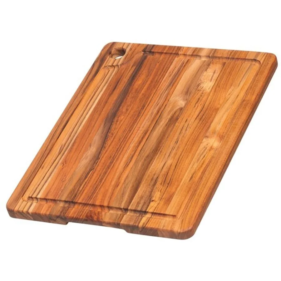 TEAKHAUS Schneidebrett Teak Haus teak Teakholz massiv B 41 cm T 30.5 cm