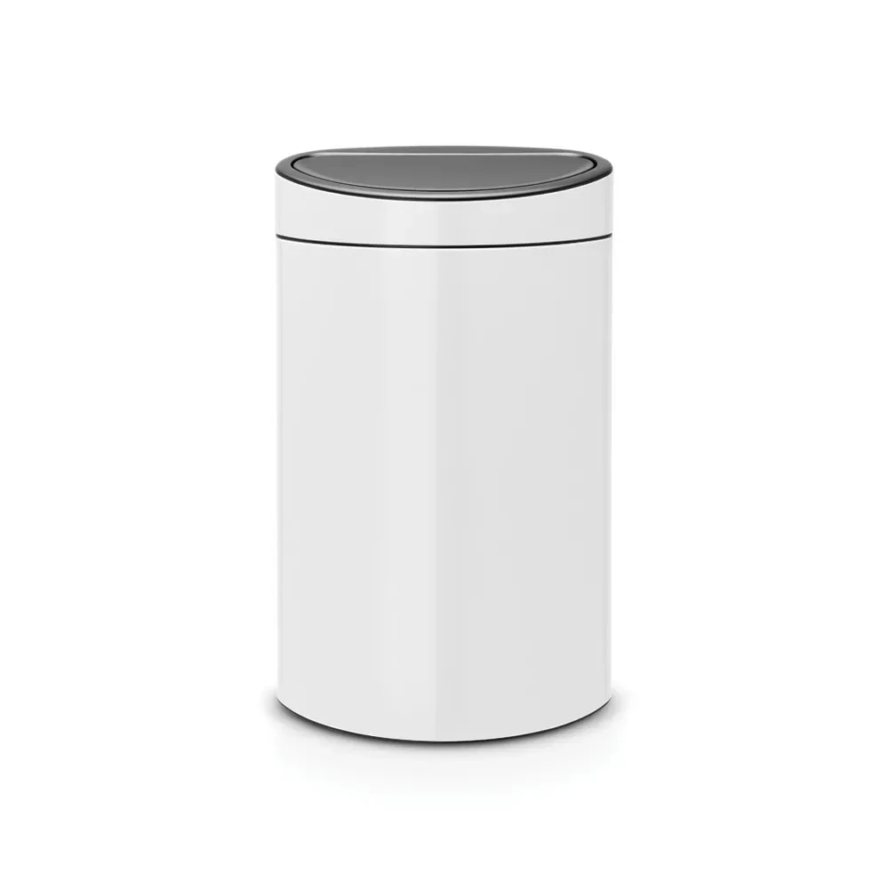 Brabantia Touch Bin Plastik 40 L Weiß