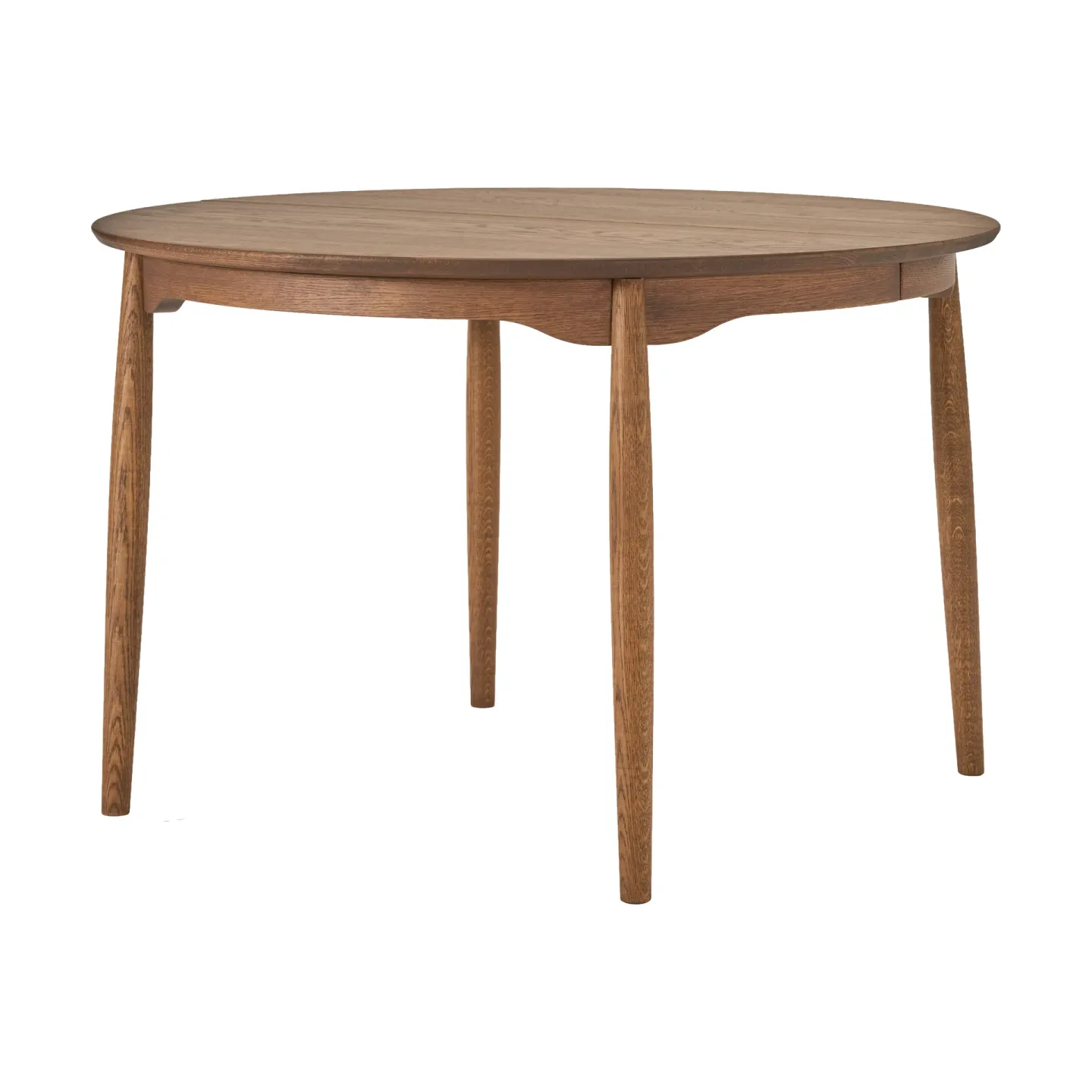 Stolab Carl Esstisch Eiche Chocolat brown Öl Special Edition, Ø115 cm