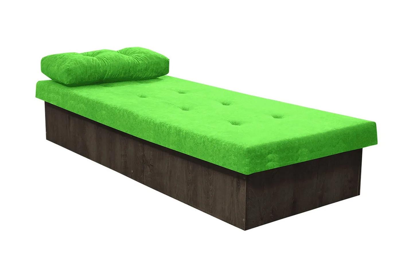 Berta Ramsäng 190x80x38 cm - Mörkt trä