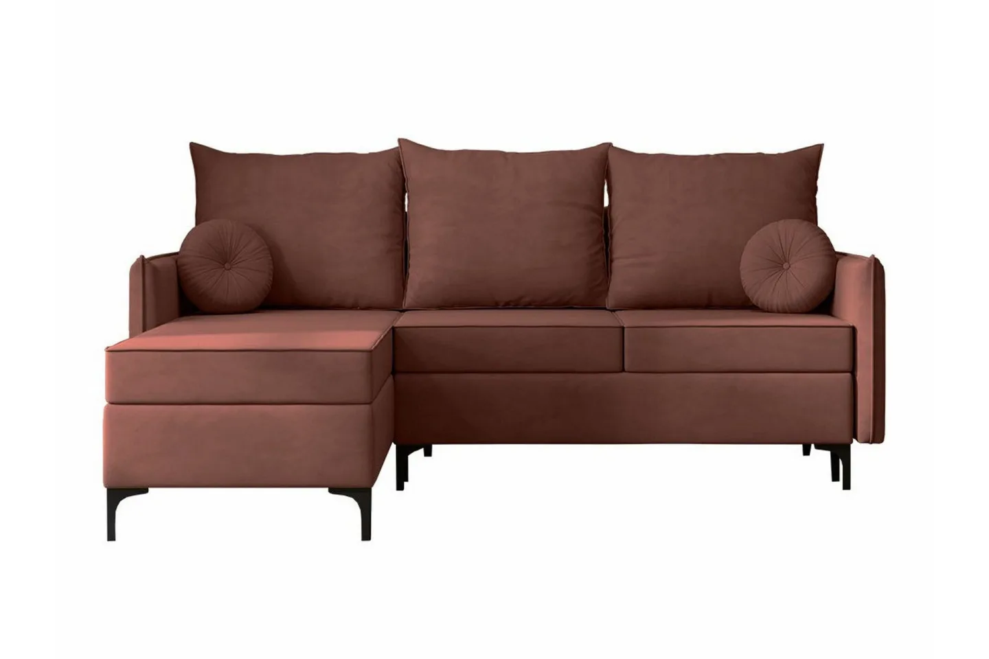 Knocklong 3-sits Hörnbäddsoffa - Rosa