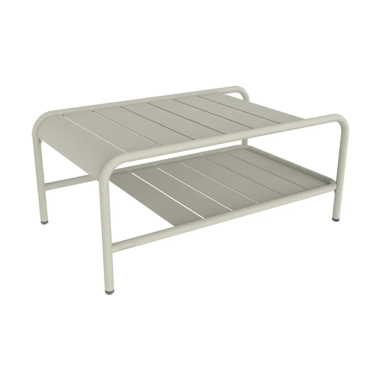 Fermob Luxembourg bord lågt 90x55 cm Clay grey (grå)