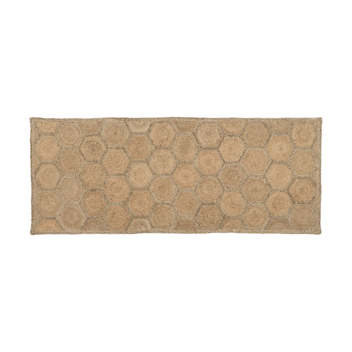 Dixie Elin Teppich Honey comb natural, 80x200 cm