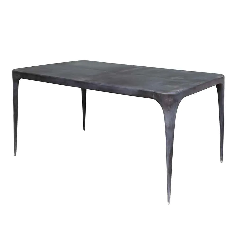 Reeves trädgårdsbord 191 x 90 cm Zink