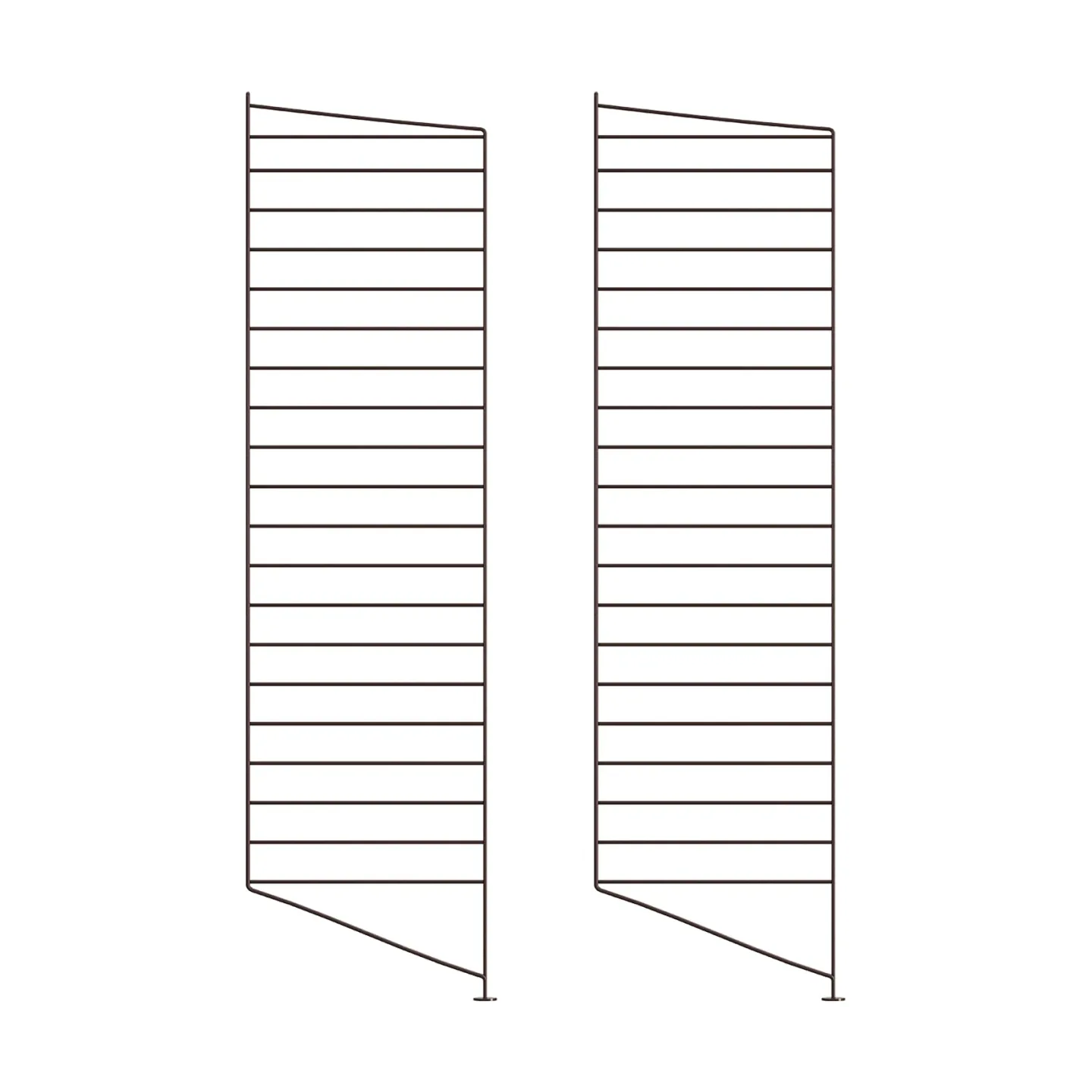 String String golvgavel Mörkbrun, 115x30 cm, 2-pack
