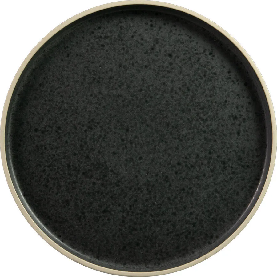 Teller flach Calypso sepia Stoneware D 16 cm 1 Stk