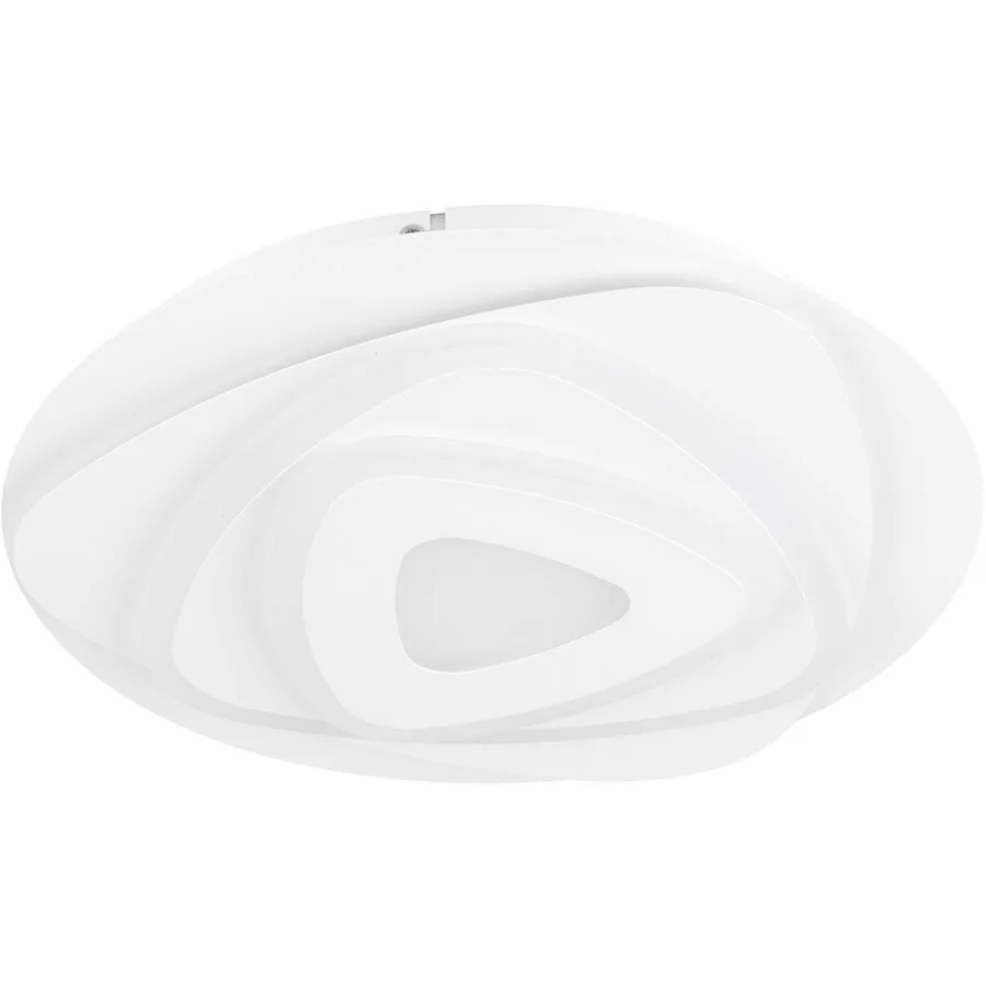 Eglo Deckenlampe Palagiano Weiss Stahl 5.5 cm - LED - Lichtfarbe: Helles Neutralweiss - LED Energiesparlampen