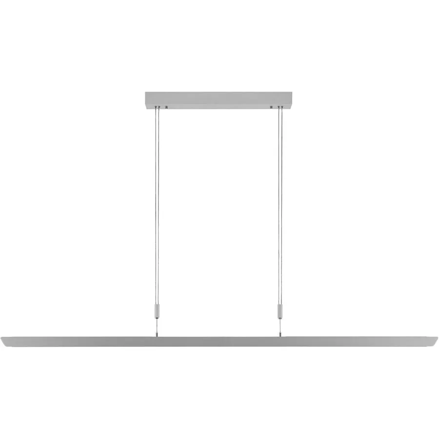 Pendellampe Milla Grau Aluminium/Eisen 152 cm 150 cm - LED - Lichtfarbe: Extra warmweiss - LED Energiesparlampen