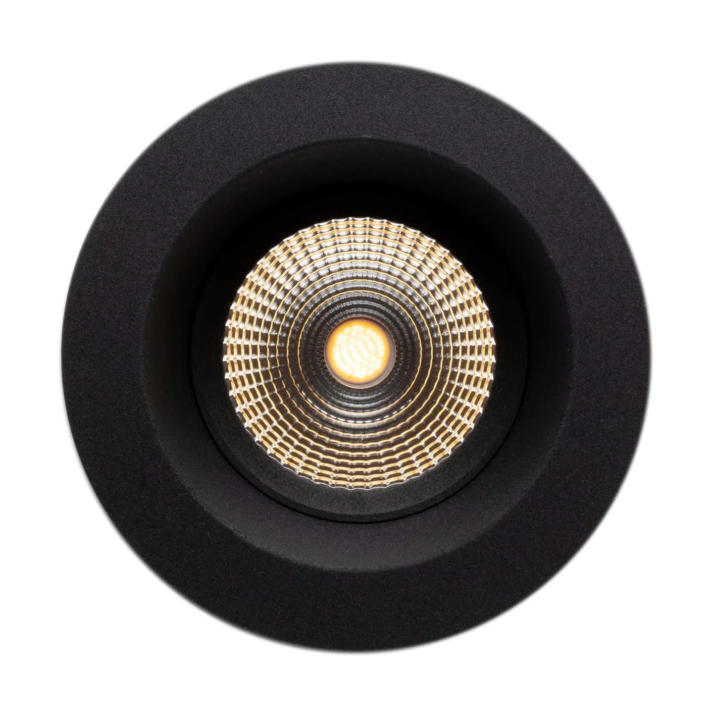 Downlight OneSoft 480lm 3000K IP54 36° Svart