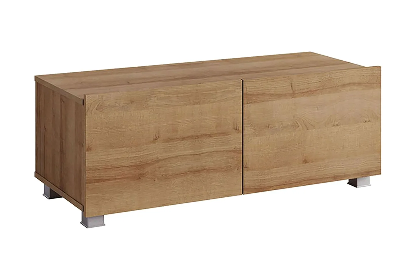 Tessan TV-bänk 100 cm Liten - Gyllene Ek