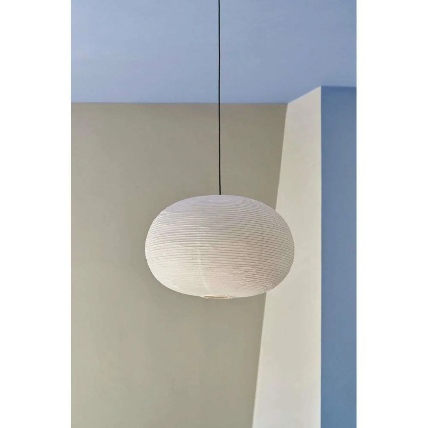 Paper Shade Ellipse lampeskærm 70 cm uden ledningssæt – HAY - Stue - Skandinavisk - Papir / karton - Rund