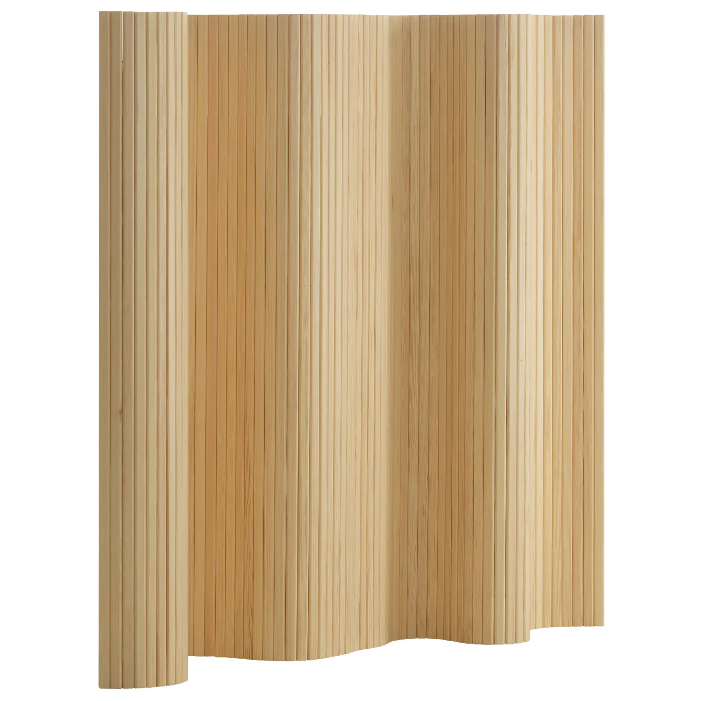 Artek - Screen 100C Pine, Natural, Lacquer Finish 130 X 200 Cm - Rumsavdelare - Alvar Aalto - Träfärgad - Trä