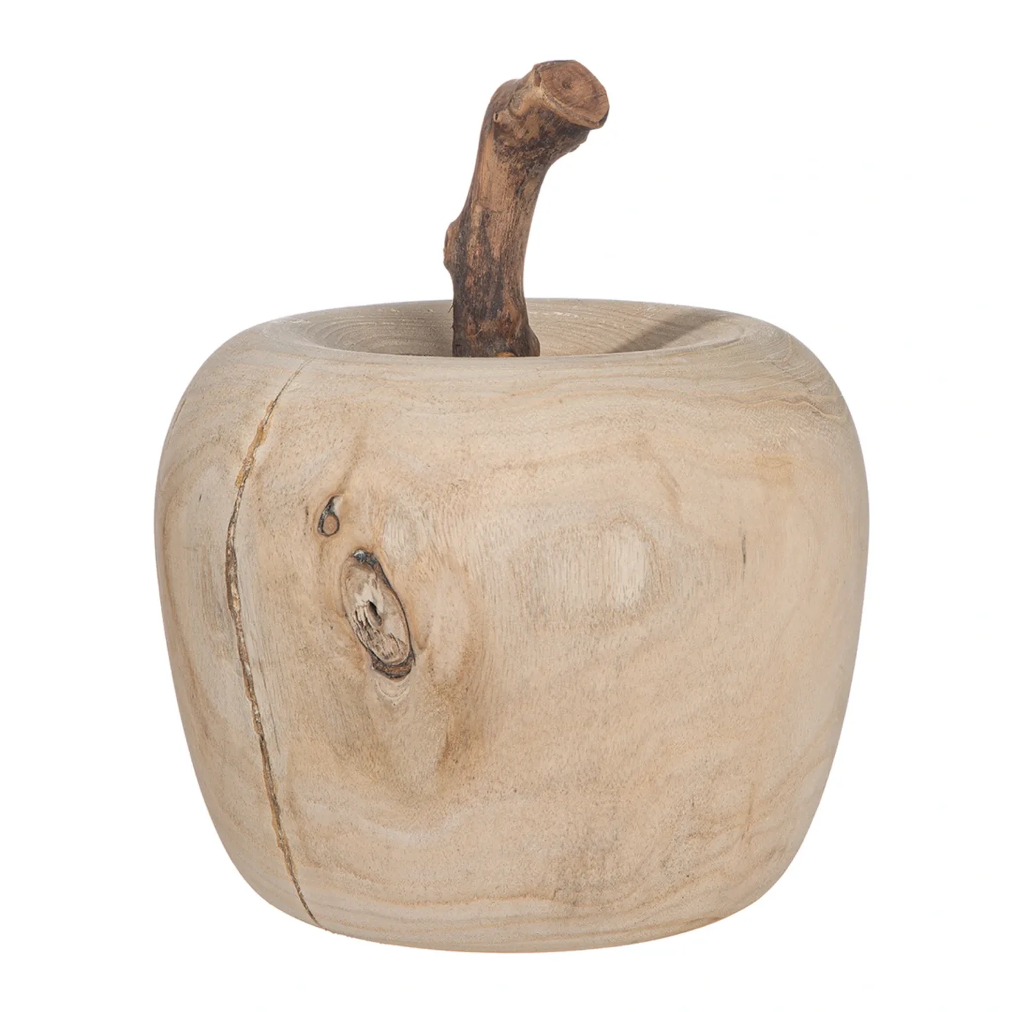 Gilde Dekoobjekt Apfel, Holz H: 26 cm | Schubiger Möbel