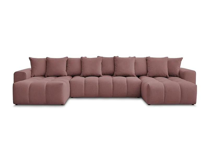 Wohnlandschaft BOBOCHIC MONT-BLANC Stoff chiniert rosa