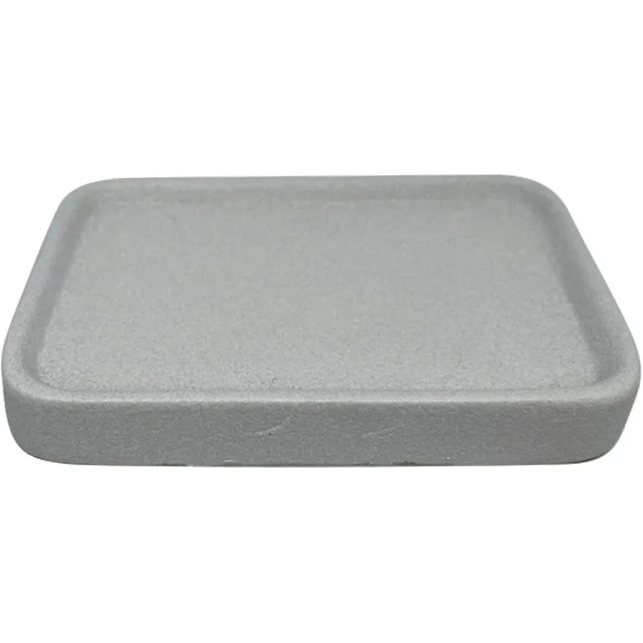 Seifenschale Ella weiss Keramik T 9 cm