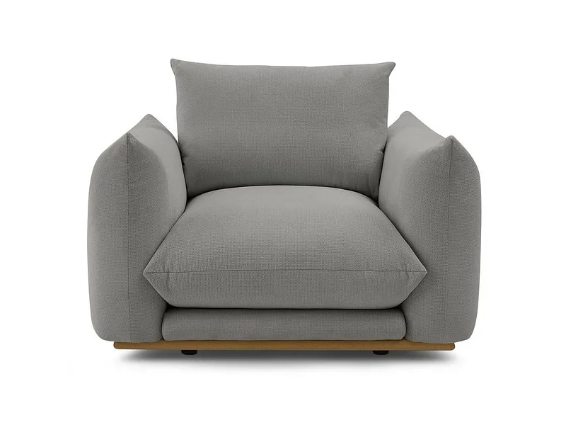 Sessel BOBOCHIC ERNEST Stoff dunkelgrau
