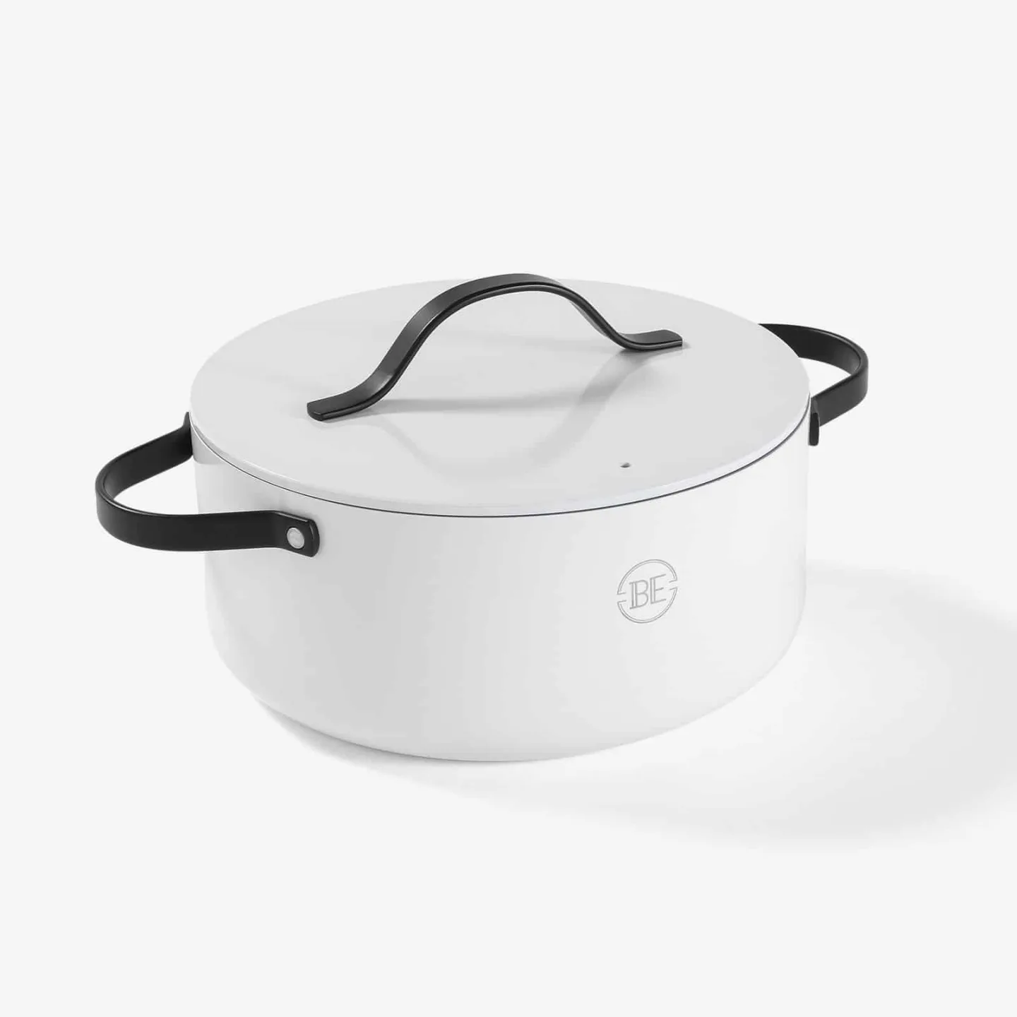 BE Living Essential Gryte m/lokk - Hvit / Ø24cm