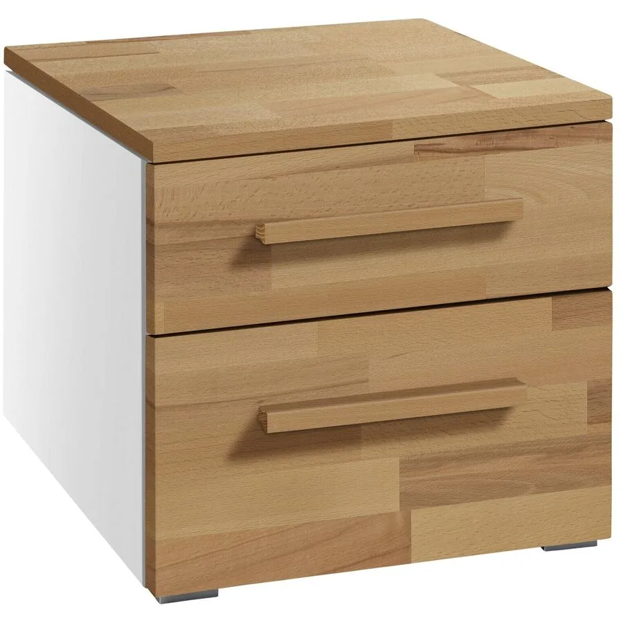 Hasena Nachttisch Arrabella Kernbuche Holz, MDF Massivholz B 45 H 41 cm