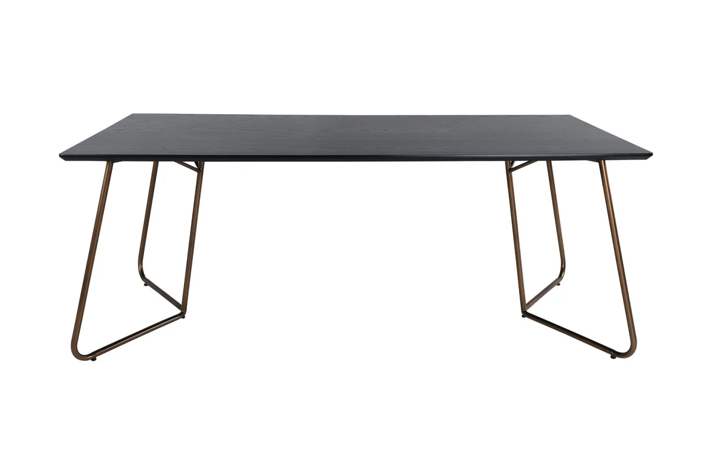 Petra Matbord 190 cm - Svart/Koppar