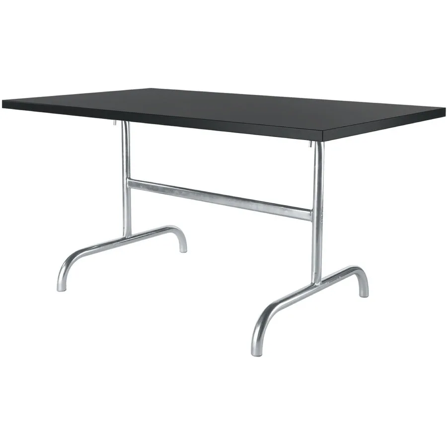 Schaffner Gartentisch Jura anthrazit Metall/Stahl verzinkt B 165 T 80 cm