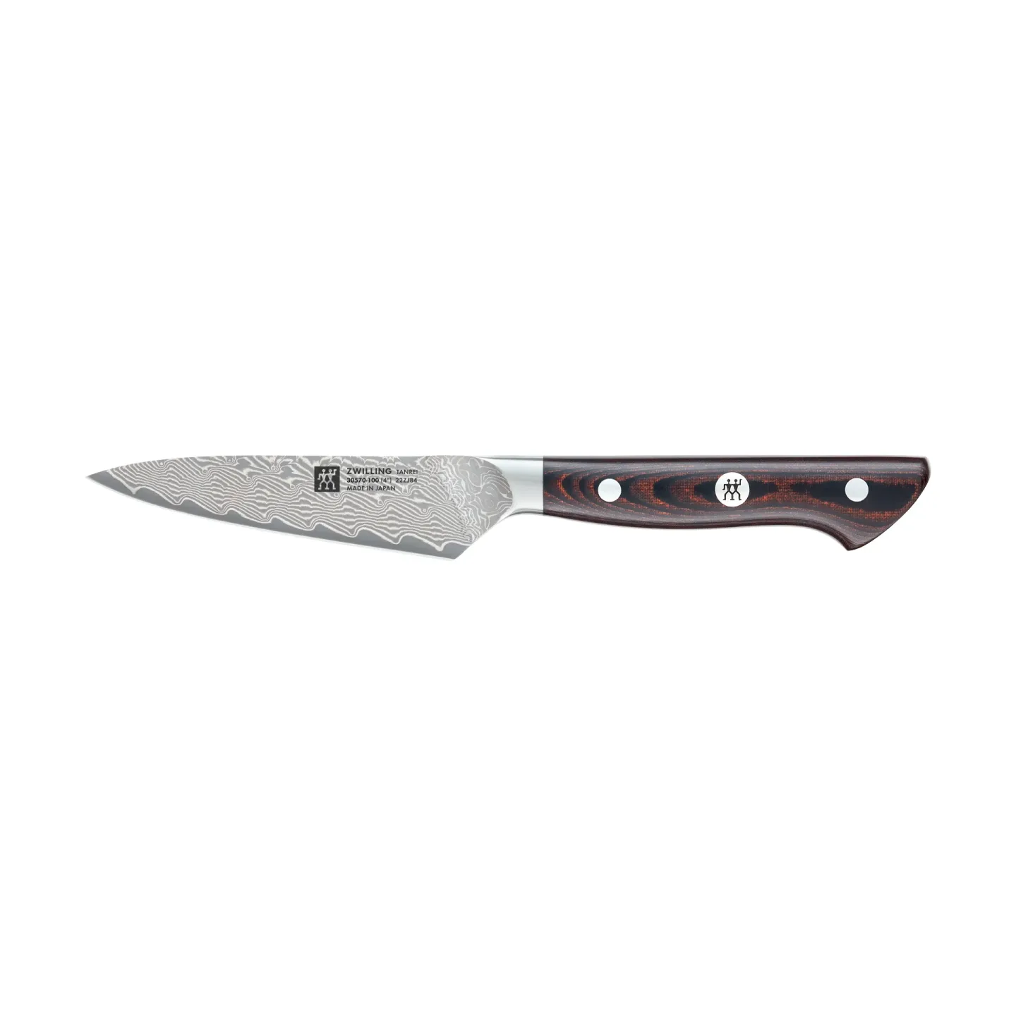 Zwilling Zwilling Tanrei Schälmesser 10 cm Damaskus-schwarz