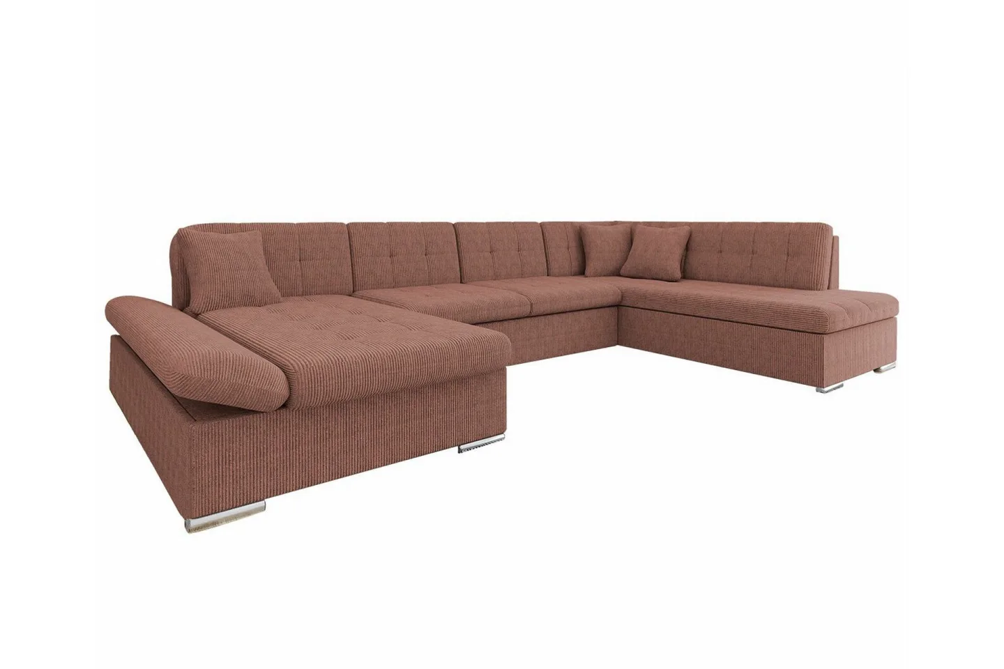 Zumar 4-sits Hörnbäddsoffa Light brown -