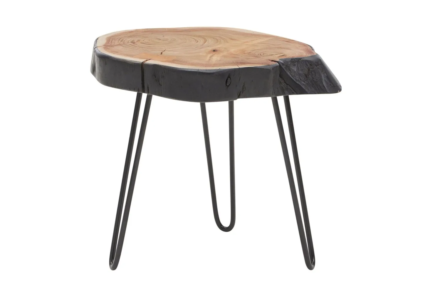 Willowdale Soffbord 40 cm Runt - Brun/Svart