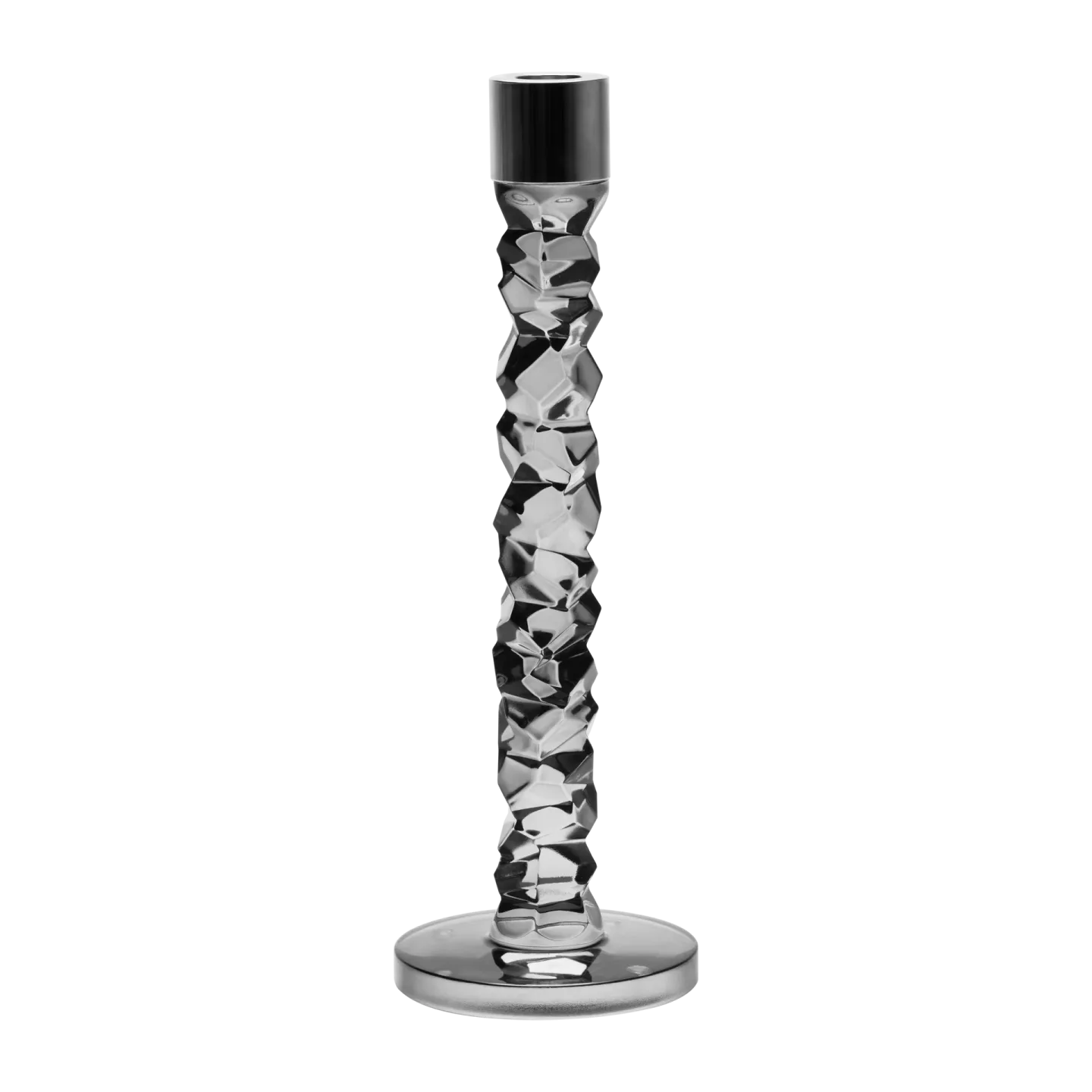 Orrefors Carat Kerzenhalter antracit 297mm