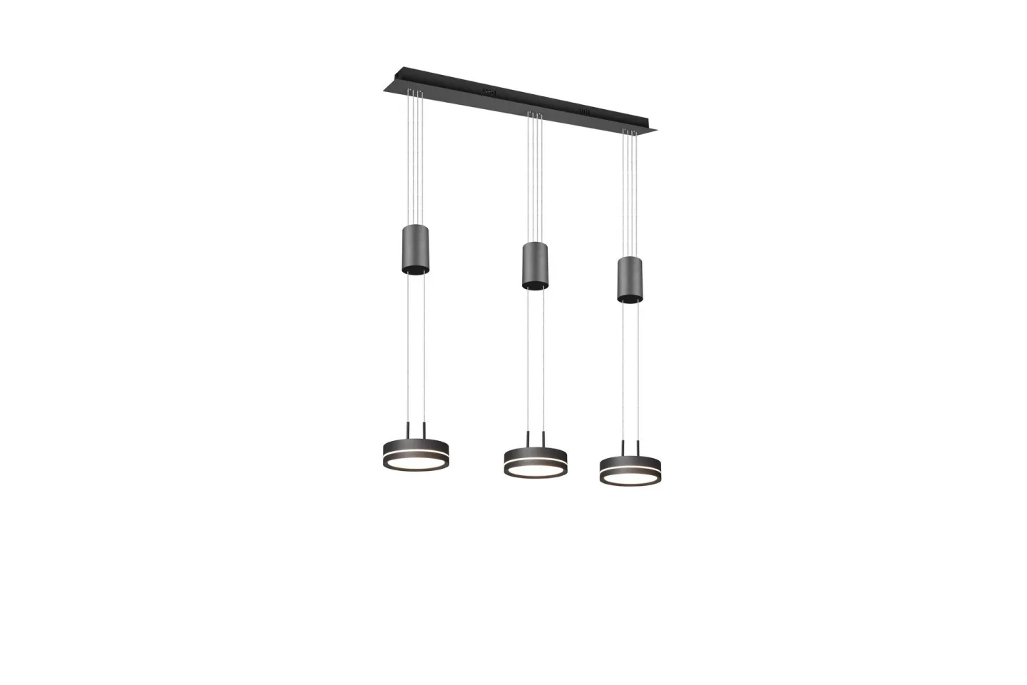 Franklin LED Taklampa 3L antracit - Antracit