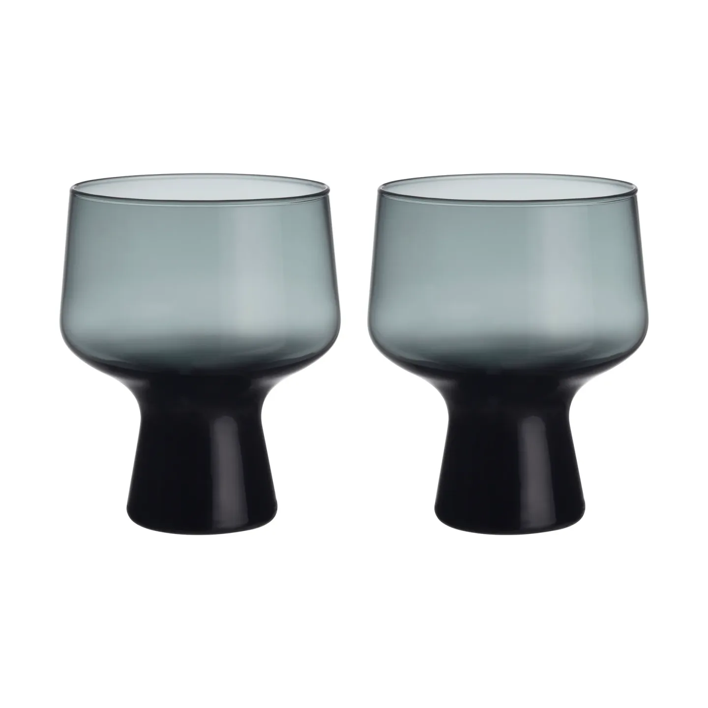 Iittala Solare Kelch 29 cl 2er-Pack Stahlgrau