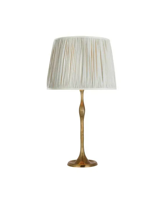 Romero Table Lamp Antique Brass/Blue