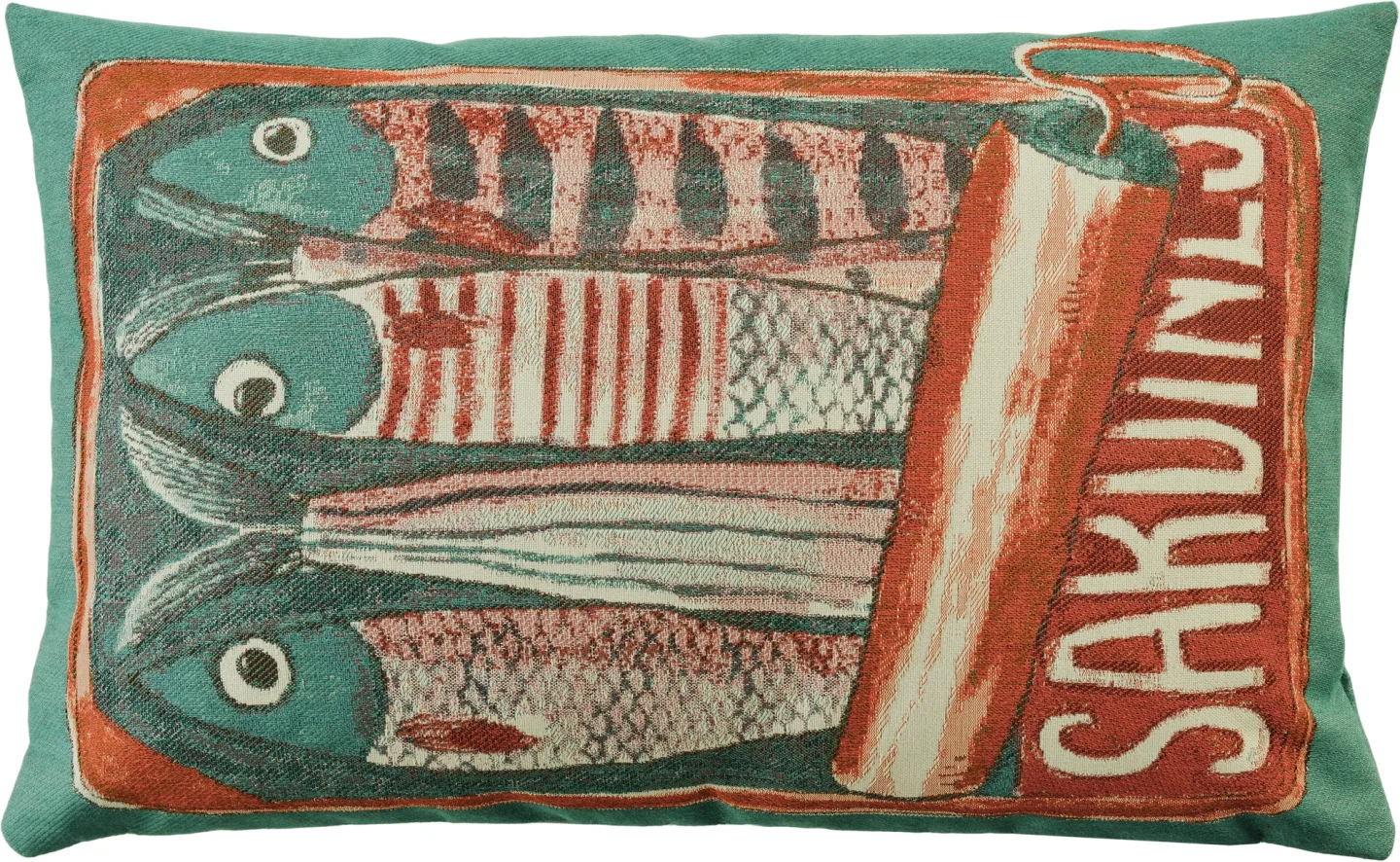 Sander AG Kissenhülle Scatola, Petrol 40 x 60 cm | Schubiger Möbel