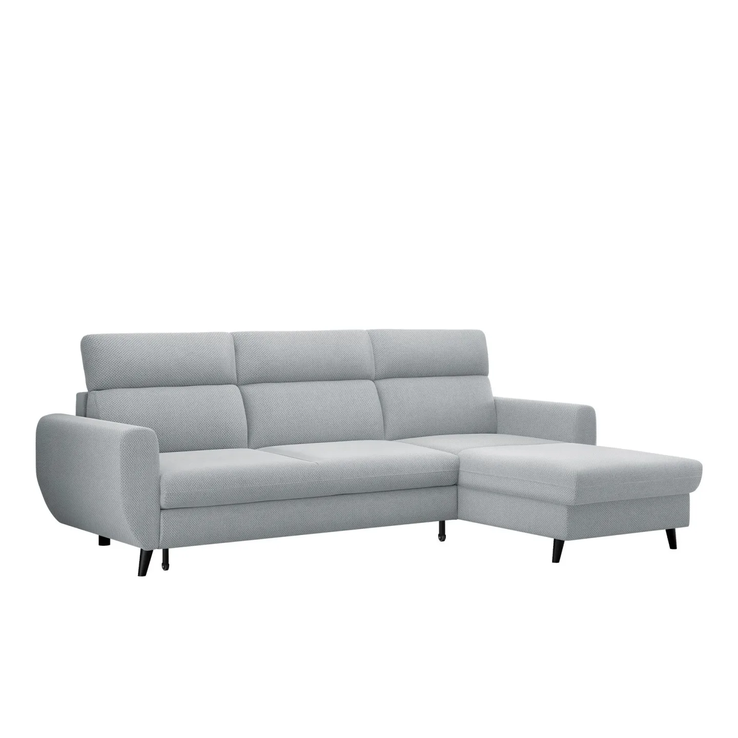 Vylon 3-sits Bäddsoffa med divan - Blå