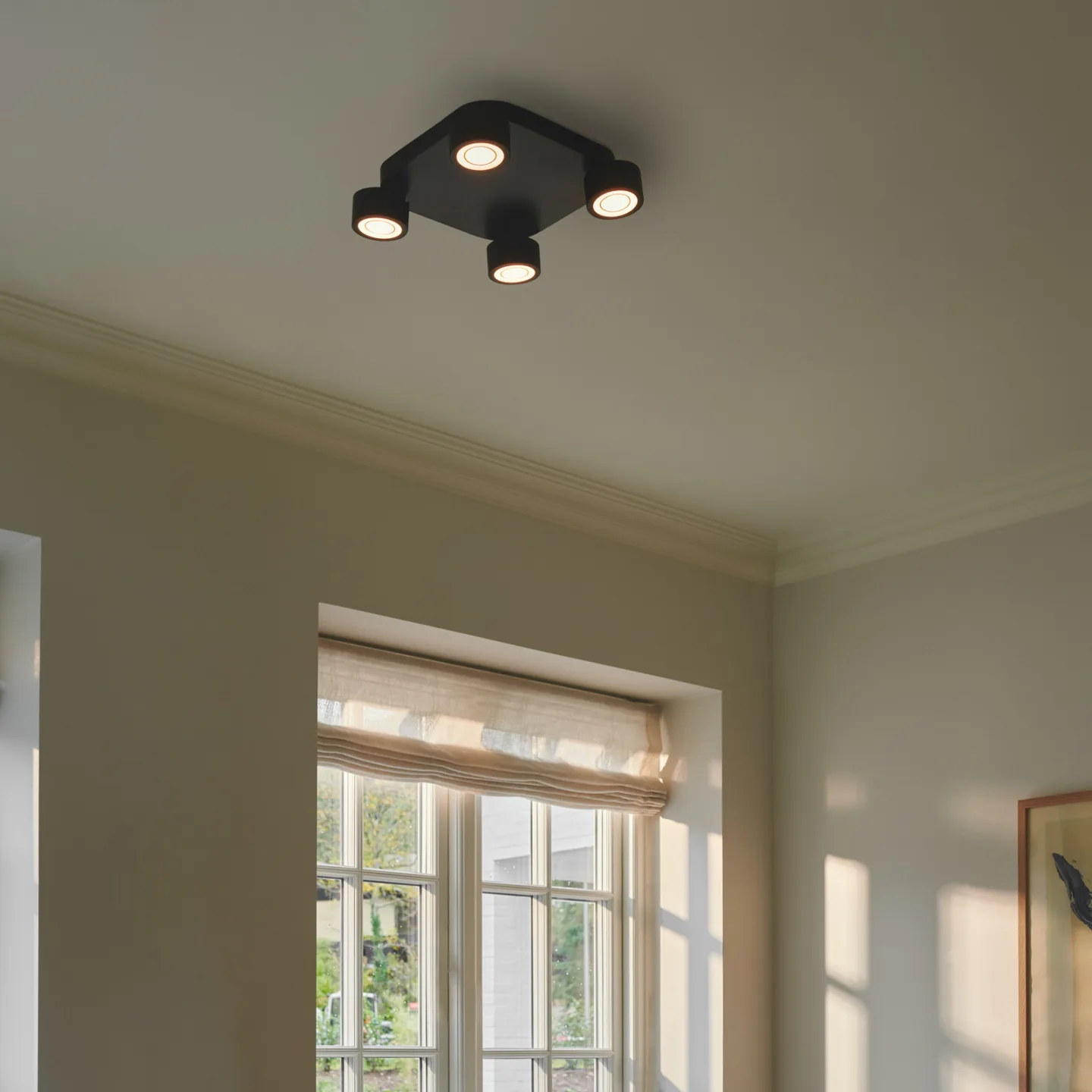 Clyde 4-Spot Loftlampe Black - Nordlux - Entré - Metal - Med flere lyskilder