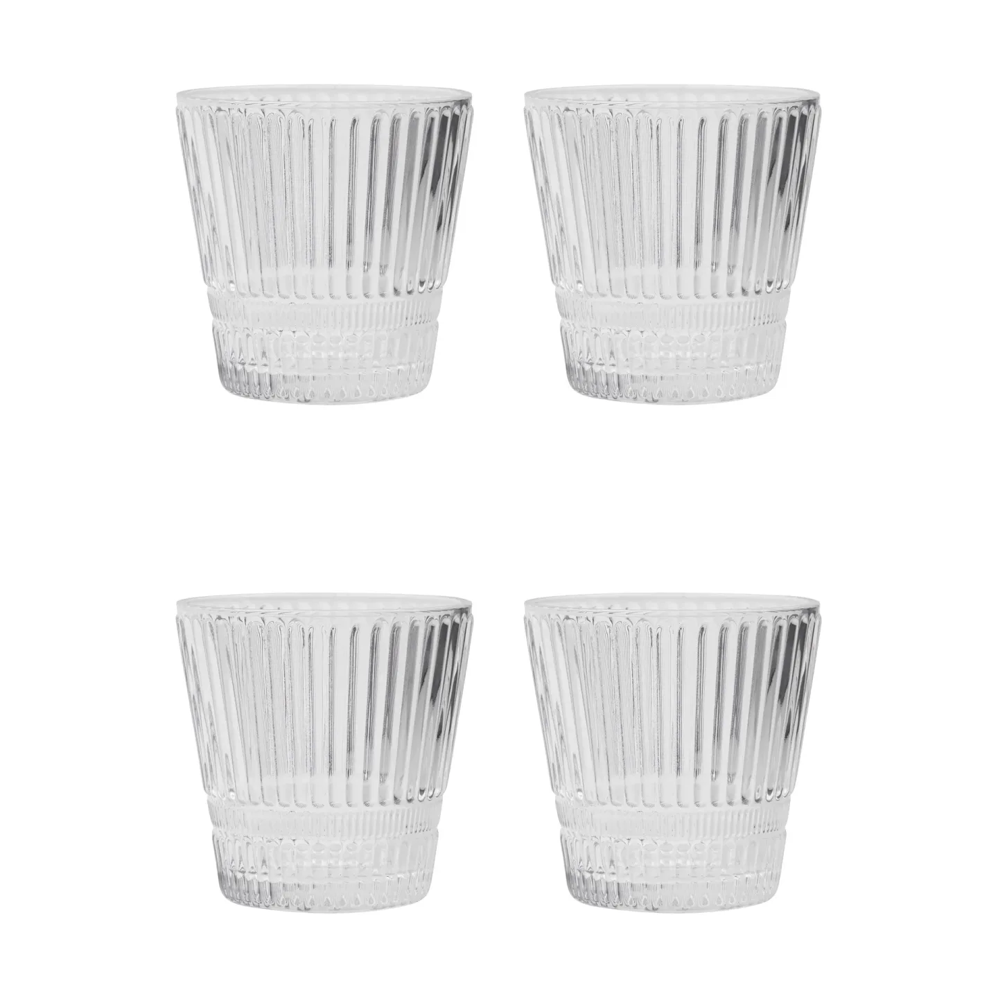 House Doctor Slots vattenglas 4-pack Klar