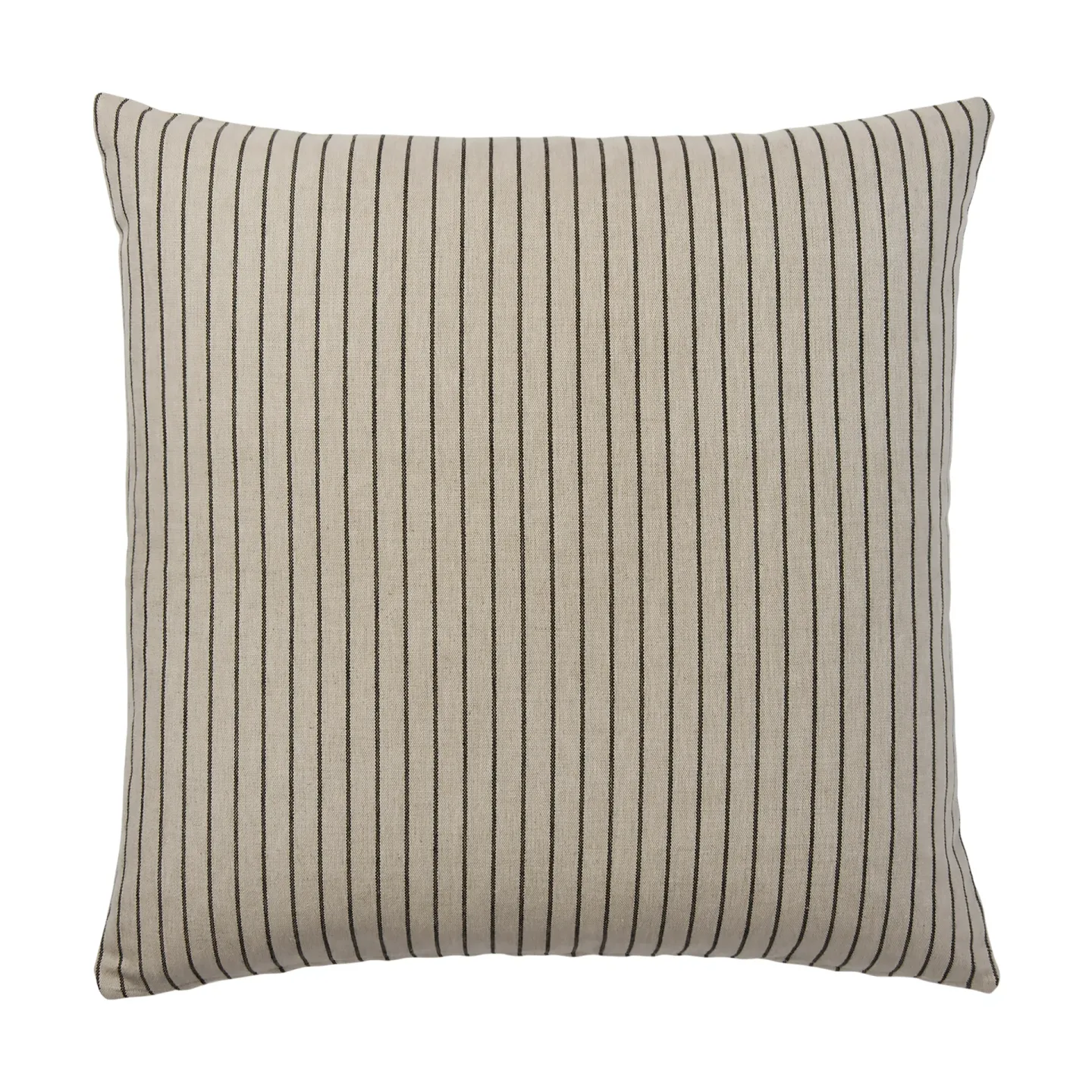 Broste Copenhagen Karen kuddfodral Light beige-black, 60x60 cm