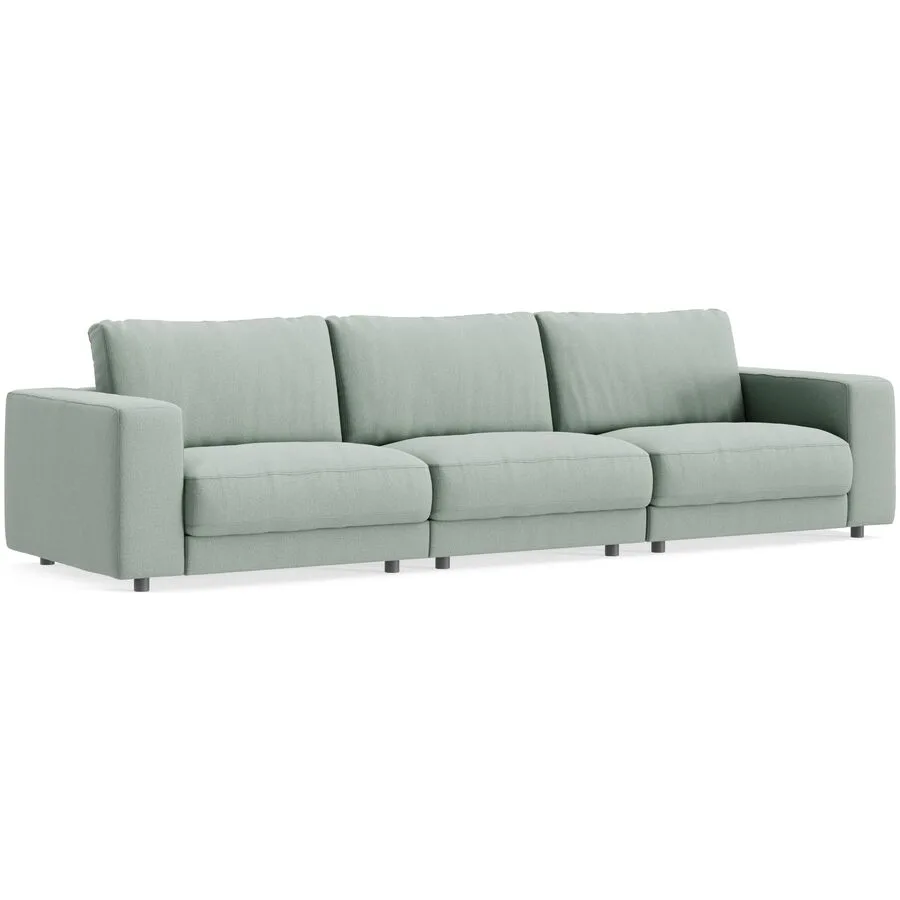 Sofa Ava Bezug: 59,7% Polyester 34,4% Polyacryl 5,9% Viskose sage B 320 T 107 cm - Möbel Konfigurator: Traummöbel individuell zusammenstellen
