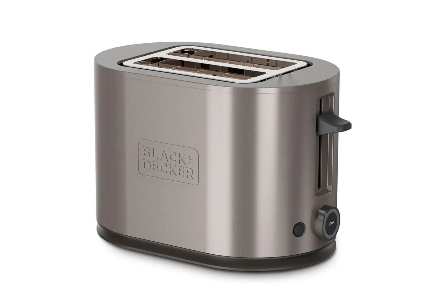 Brödrost Black+Decker 2 Fack Rostfritt 900W Stål -