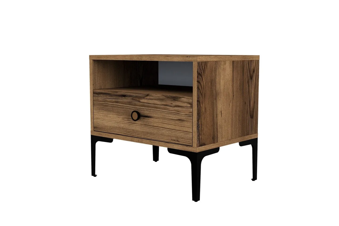 Ameias Sängbord 56x40 cm Brun - Hanah Home