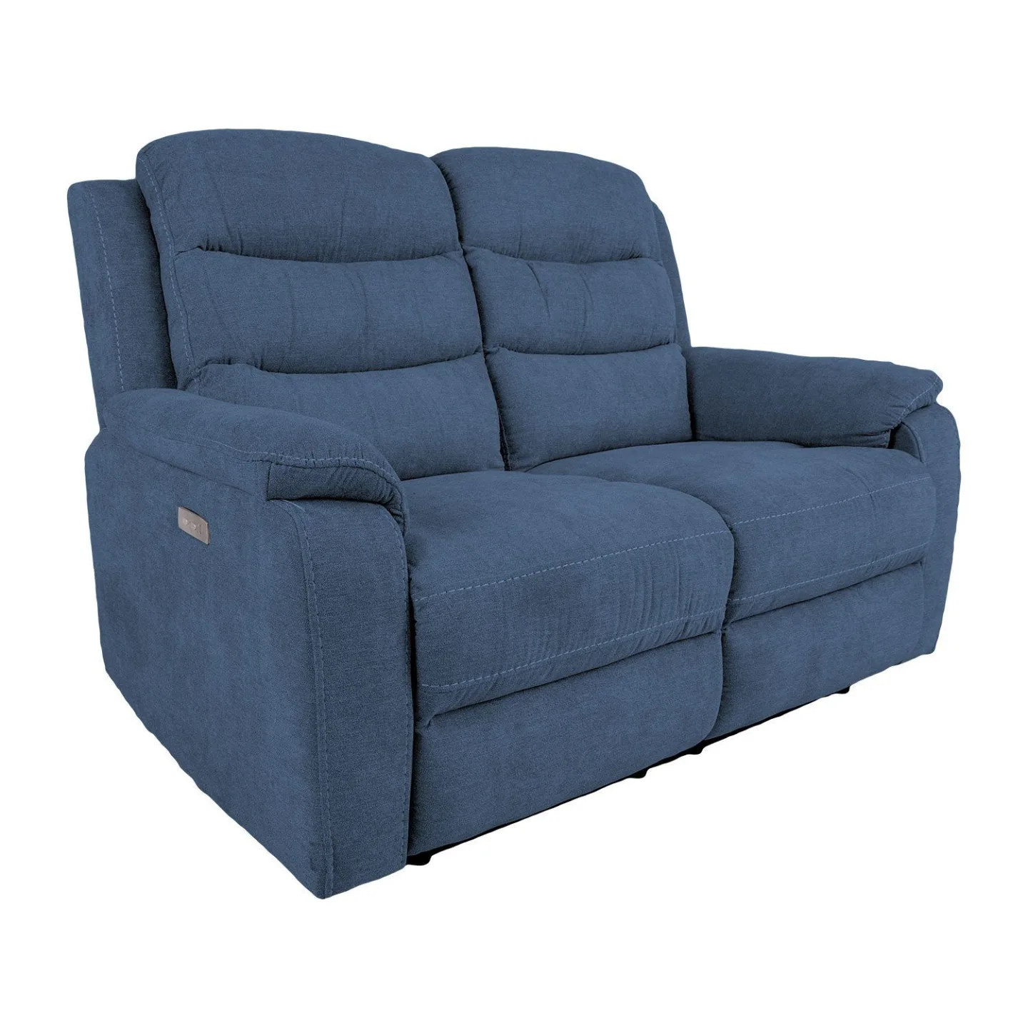 Reclinersoffa Blenor 2-sits med elektrisk mekanism - Blå